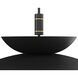 Timea LED 26.5 inch Black / Brass / Black Pendant Ceiling Light